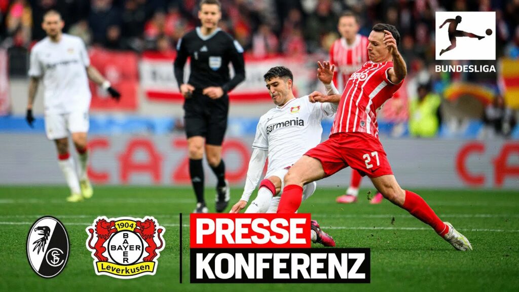 1:1 – Azmoun trifft zum Unentschieden gegen Freiburg | PK nach SC Freiburg 🆚 Bayer 04 | Bundesliga