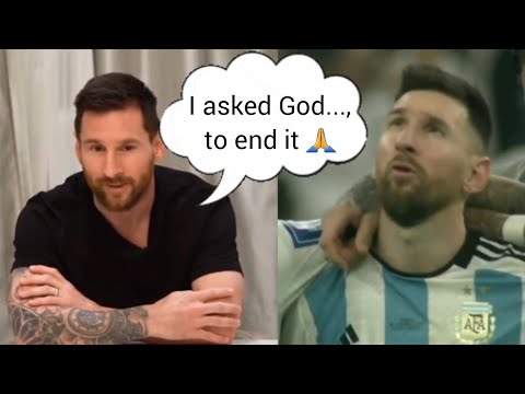 Messi reveals what he said before Montiel's penalty....
