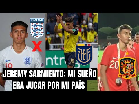 Jeremy Sarmiento:🎙"Me llamaron de Inglaterra y España pero mi sueño era jugar por mi país" 🇪🇨