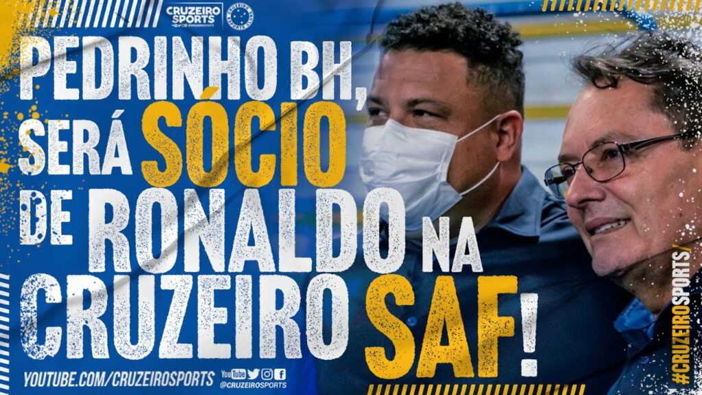 🔥PEDRO LOURENÇO COMPROU 20% DAS AÇÕES E SERÁ SÓCIO DE RONALDO NO CRUZEIRO SAF