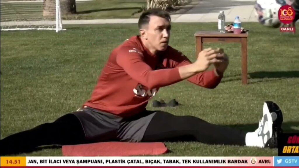 Nicolo Zaniolo ve Fernando Muslera'nın antrenman görüntüleri