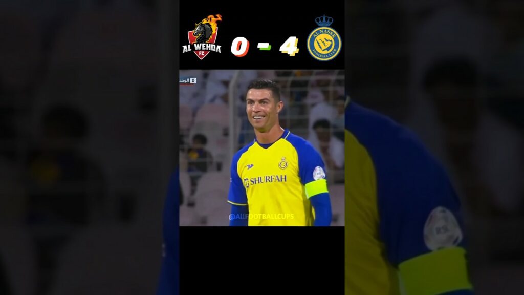 Al-wehda vs Al-nassr Highlights #football #ronaldo #highlights