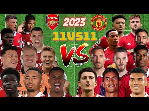2023 Arsenal VS 2023 Manchester United 11 VS 11 Ultimate VS