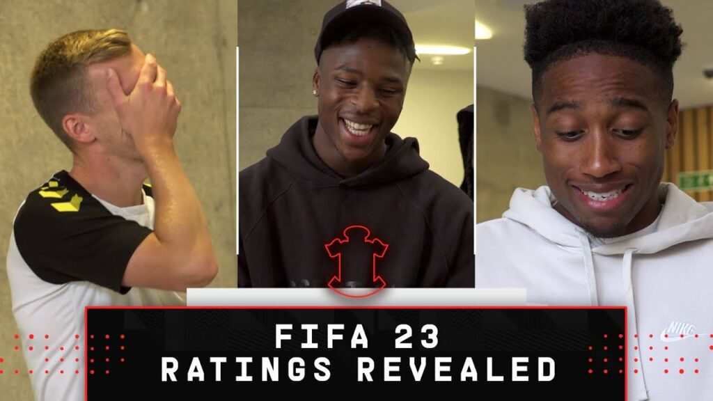 "THAT'S A DISGRACE!" 🤣 | Southampton players react to their FIFA 23 Ratings