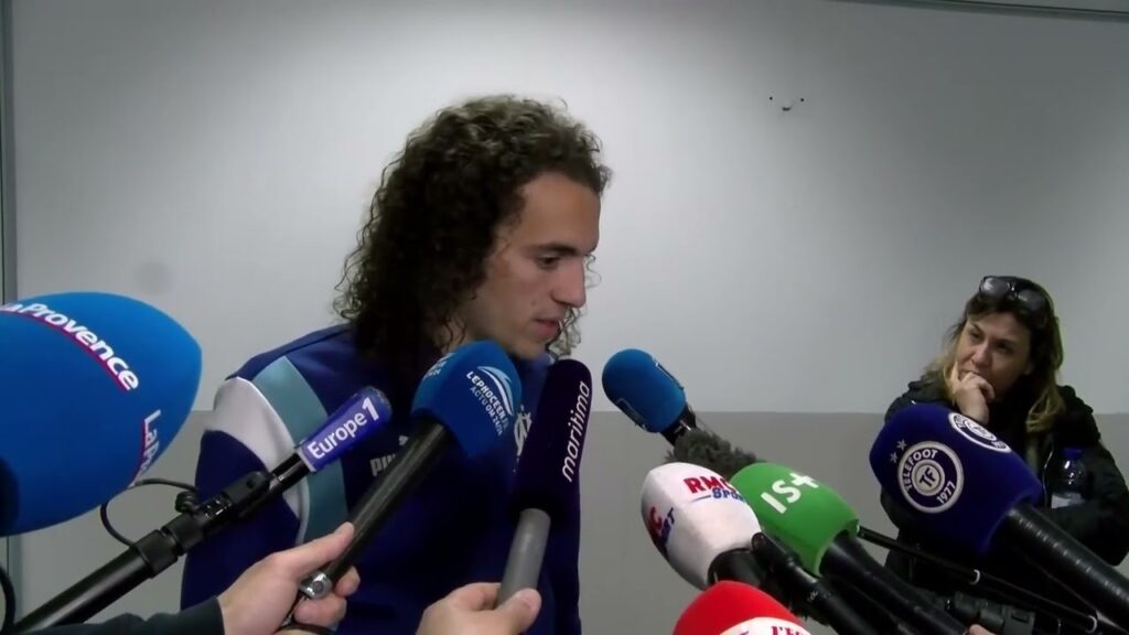 Matteo Guendouzi réaction après la défaite contre Annecy #omfca #om #teamom
