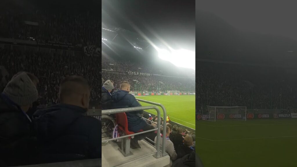 Fans in Zabrze during Górnik vs Lech