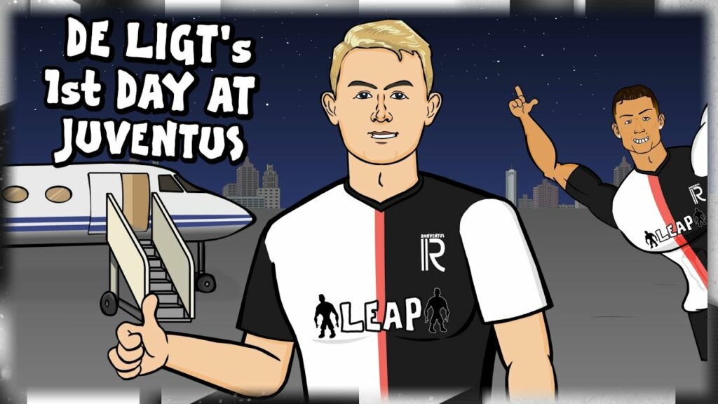 ⚫⚪DE LIGT's 1st DAY AT JUVENTUS!⚪⚫ (Transfer parody feat. Ronaldo)