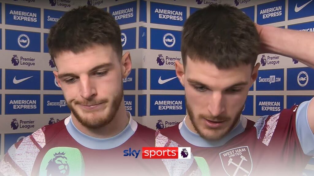 🗣️ “I’m hurting. The lads are hurting” | Declan Rice apologises to West Ham fans after Brighton loss 🗣️ "I'm hurting. The lads are hurting" | Declan Rice apologises to West Ham fans after Brighton loss