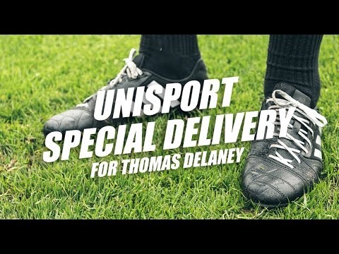Unisport delivers The Enlightened boots to FC Copenhagen midfielder Thomas Delaney