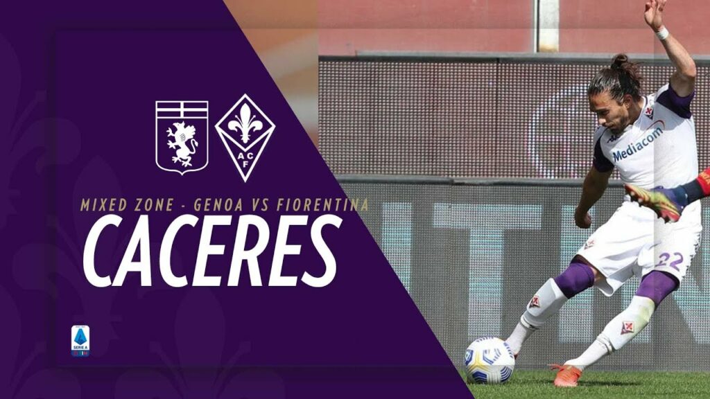 Martin Caceres 🎥🎙 Mixed Zone - Genoa vs Fiorentina - Serie A
