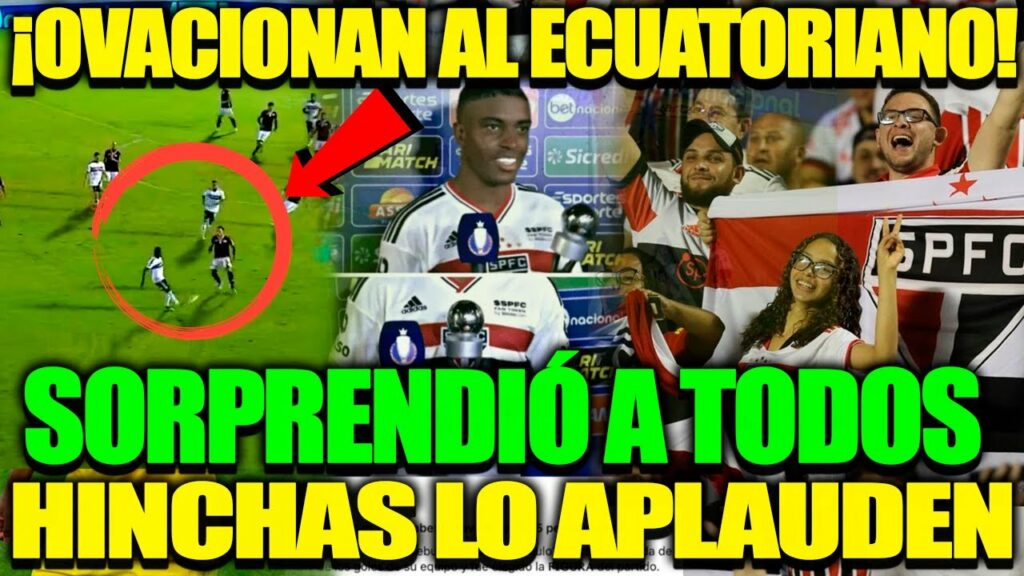 ¡SE LLEVÓ LOS APLAUSOS! Jhegson Méndez SORPRENDIÓ A TODO BRASIL E HINCHAS de Sao Paulo y esto hizo