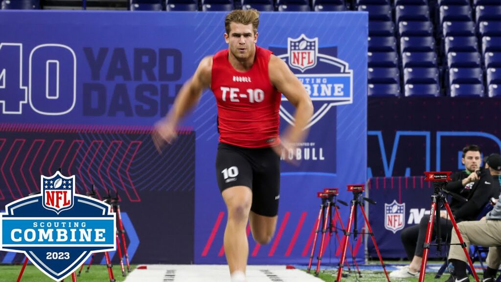 Tight Ends Run the 40-Yard Dash at the 2023 NFL Combine