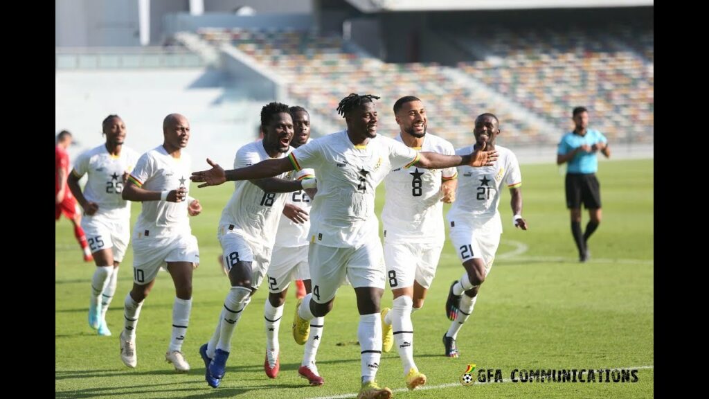 🇬🇭Mohammed Salisu scores his first goal in a Black Stars jersey✔