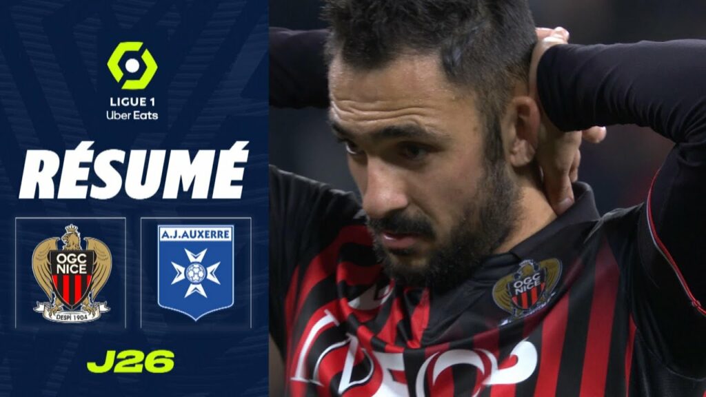 OGC NICE - AJ AUXERRE (1 - 1) - Résumé - (OGCN - AJA) / 2022-2023