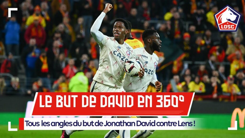Tous les angles du but de Jonathan David dans le Derby Du Nord !