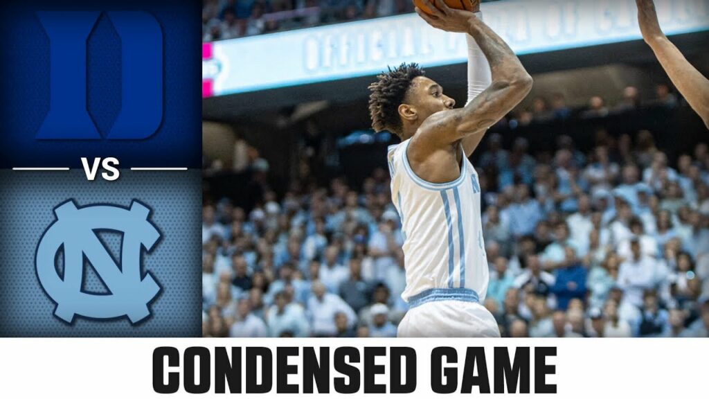 Duke vs. North Carolina Condensed Game | 2022-23 ACC Men’s Basketball