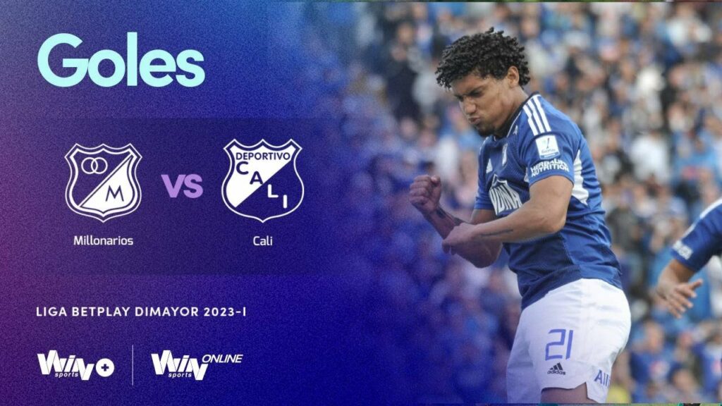 Millonarios vs Cali (goles) Liga BetPlay Dimayor 2023-I | Fecha 7