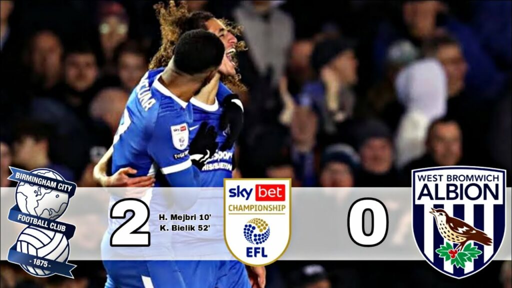 EFL - Birmingham vs West Brom 2-0 | All Goals & Highlights