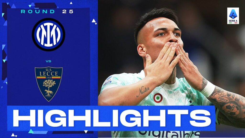 Inter-Lecce 2-0 | The Nerazzurri pick themselves up: Goals & Highlights | Serie A 2022/23