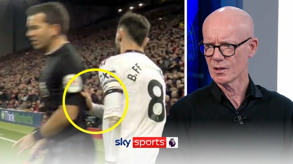 EXPLAINED! Why Bruno Fernandes wasn't penalised for touching the assistant referee