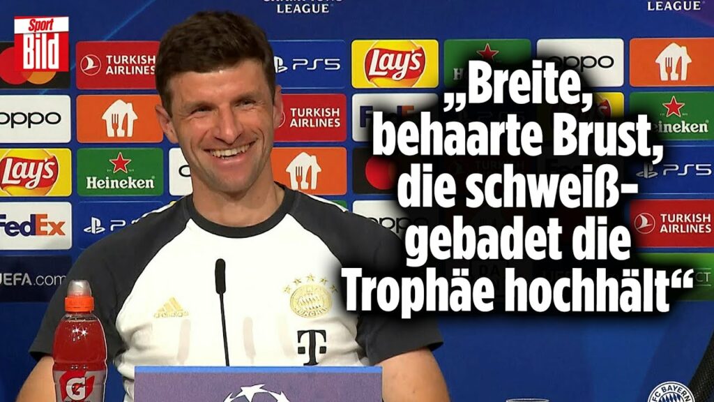 Lacher auf der Pressekonferenz: Thomas Müller erklärt „Mia san mia“