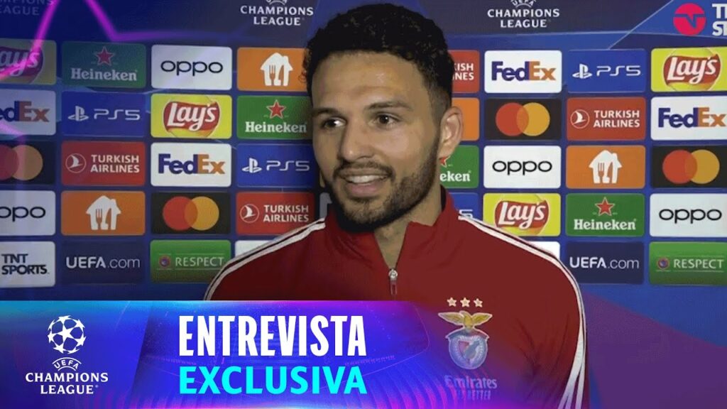 GONÇALO RAMOS EXPLICA COMEMORAÇÃO DAS "PISTOLAS" APÓS FAZER MAIS DOIS NA CHAMPIONS LEAGUE