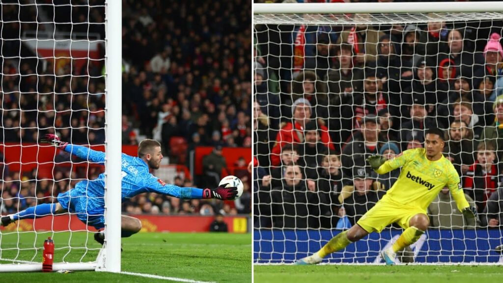 David De Gea vs Alphonse Areola || Man Utd vs West Ham || FA Cup || 01/03/2023