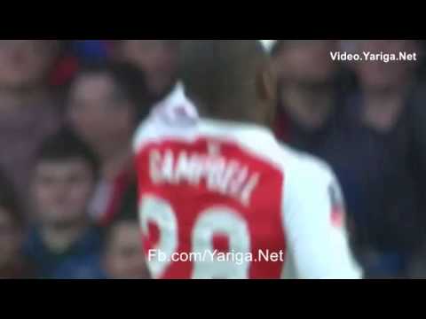 Arsenal 1 - 1 Sunderland Joel Campbell 9/1/2016