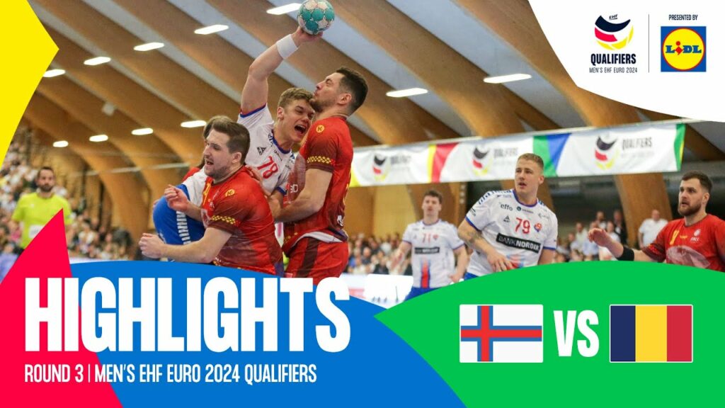 Faroe Islands vs Romania | Round 3 | Men's EHF EURO 2024 Qualifiers