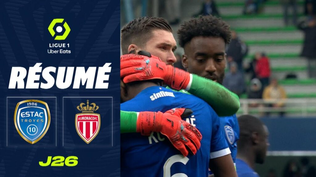 ESTAC TROYES - AS MONACO (2 - 2) - Résumé - (ESTAC - ASM) / 2022-2023