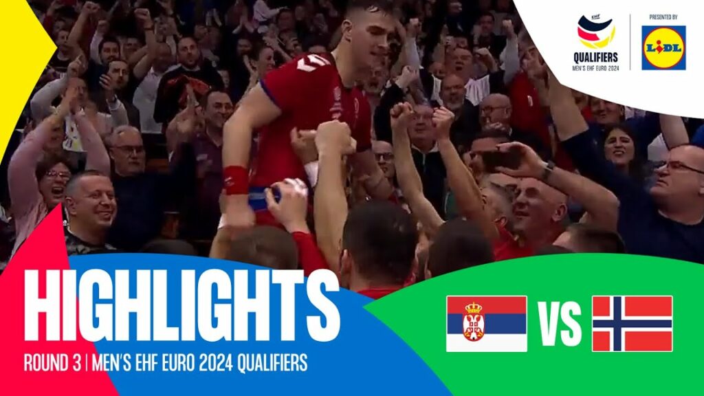 Serbia vs Norway | Round 3 | Men's EHF EURO 2024 Qualifiers