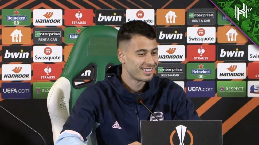 Playing up front? I'll play in GOAL if I need to! | Gabriel Martinelli | Sporting CP v Arsenal