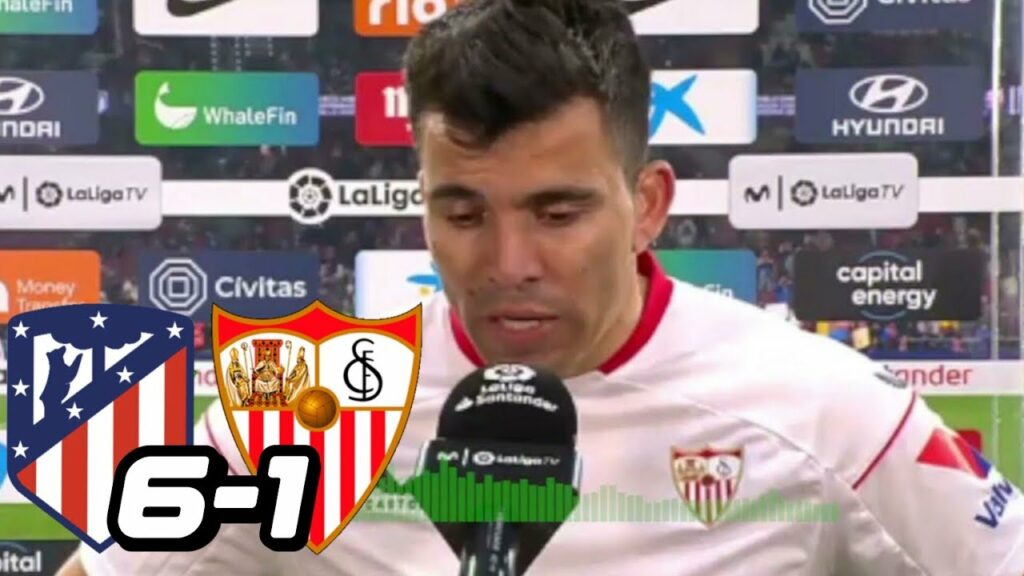 Reacciones: ATLETICO DE MADRID 5 - SEVILLA FC 1 - MARCOS ACUÑA