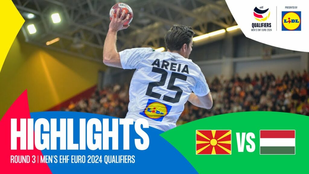 North Macedonia vs Portugal | Round 3 | Men's EHF EURO 2024 Qualifiers