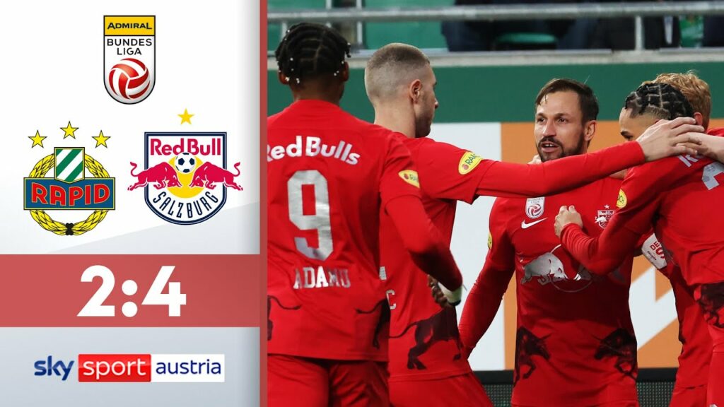 Blitz-Hattrick entscheidet Partie! | Rapid Wien - RB Salzburg | Highlights - ADMIRAL Bundesliga