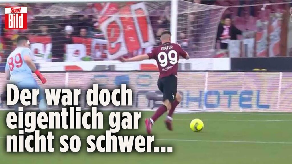 Krzysztof Piątek mit einem üblen Fehlschuss | Viral daneben