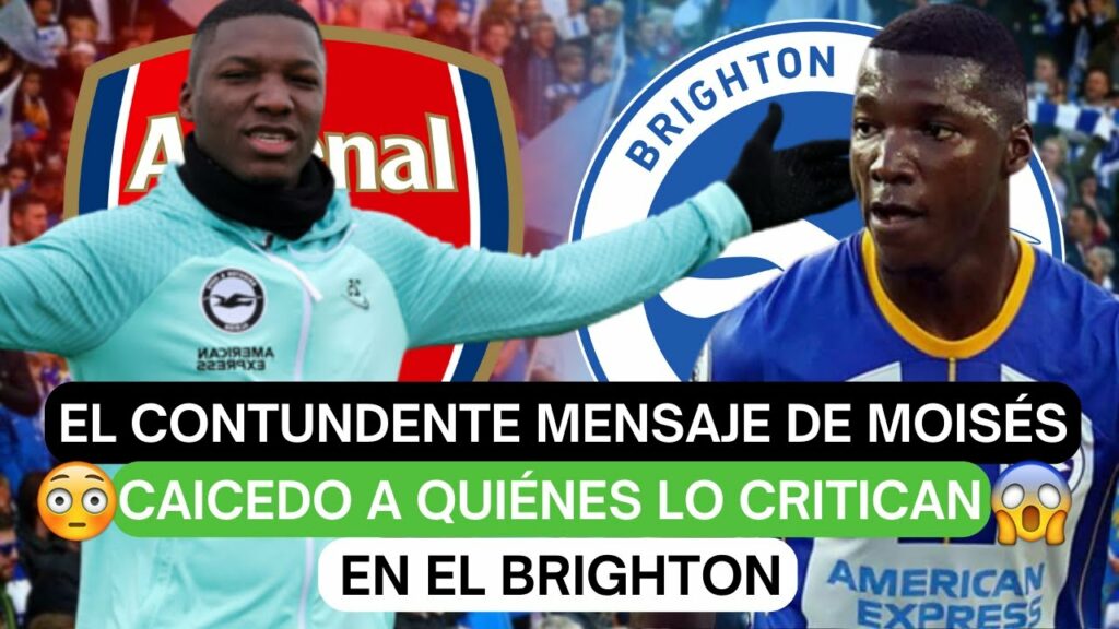 😤El contundente mensaje de Moisés Caicedo a quiénes lo critican por la carta🚨