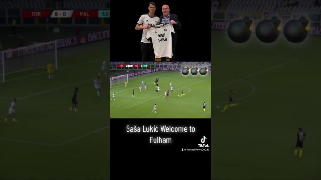 Sasa Lukic Welcome to Fulham #shorts #football #fulham