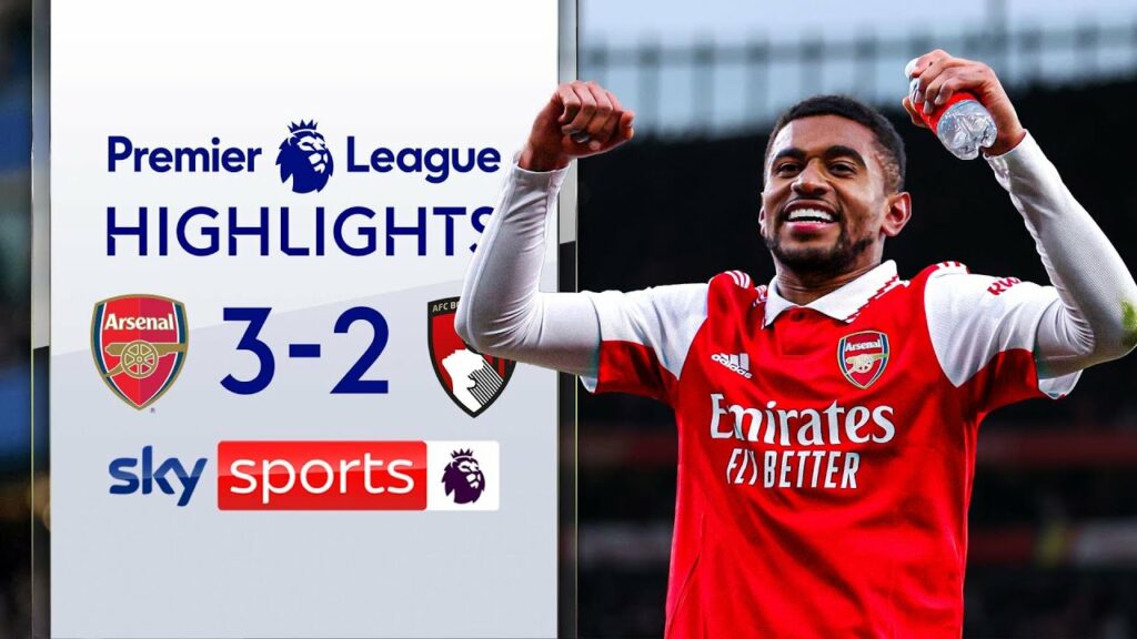 Reiss Nelson scores last-gasp winner 😲 | Arsenal 3-2 Bournemouth | Premier League Highlights