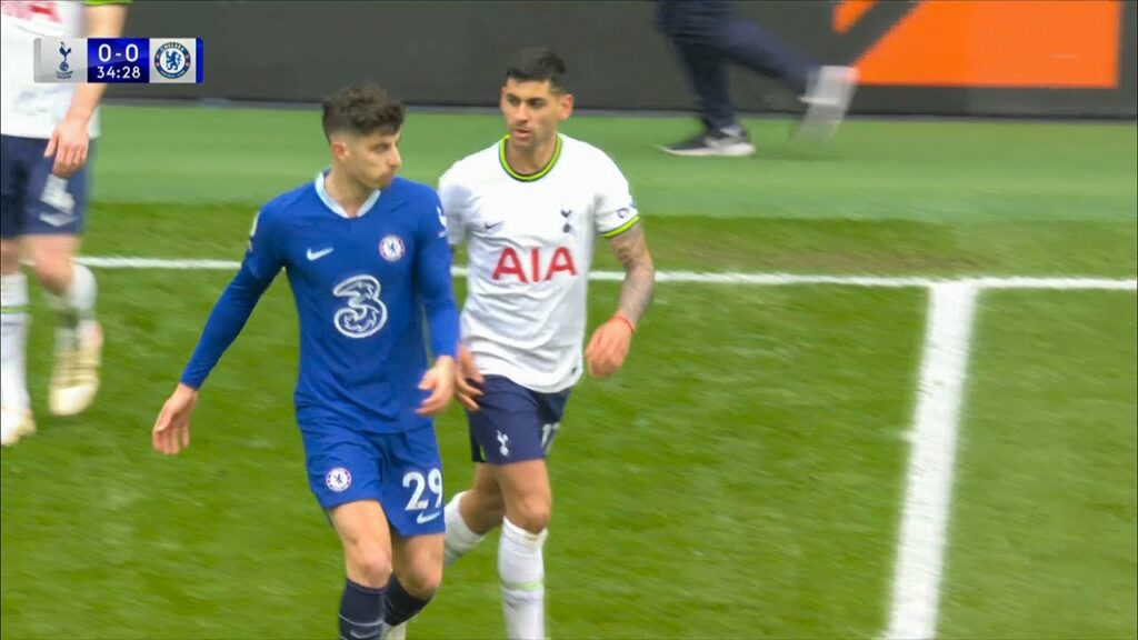 Cristian Romero had Kai Havertz in his pocket