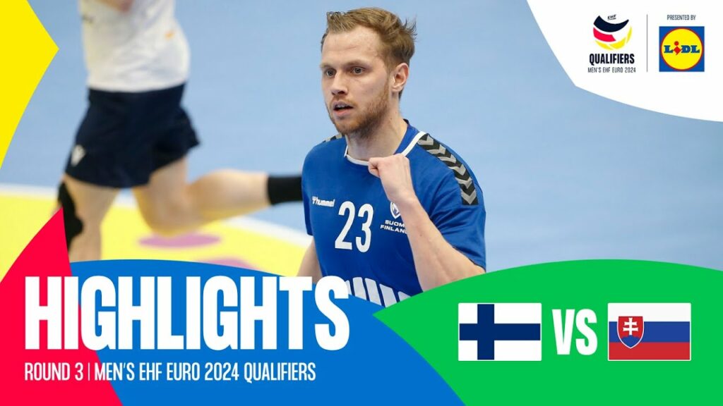 Finland vs Slovakia | Round 3 | Men's EHF EURO 2024 Qualifiers