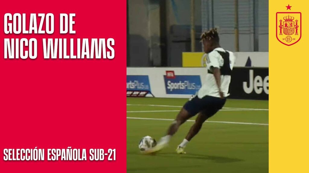 Golazo de Nico Williams en el entrenamiento previo al partido contra Malta | 🔴 SEFUTBOL