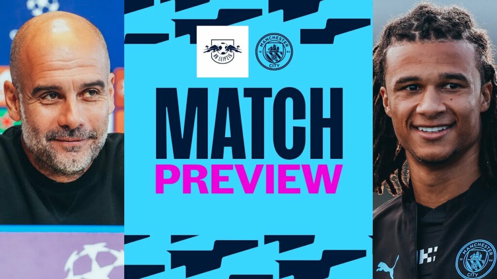 WATCH! | Pep Guardiola & Nathan Ake look ahead to tomorrow's Champions League tie against RB Leipzig