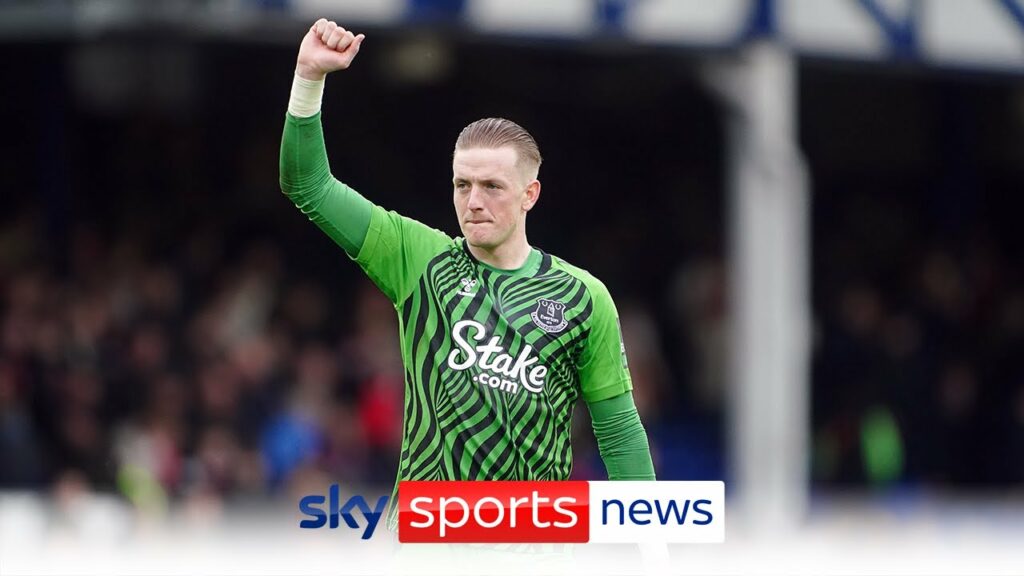 Jordan Pickford signs new four-and-a-half-year contract at Everton