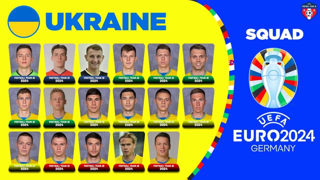 UKRAINE SQUAD EURO 2024 QUALIFIERS