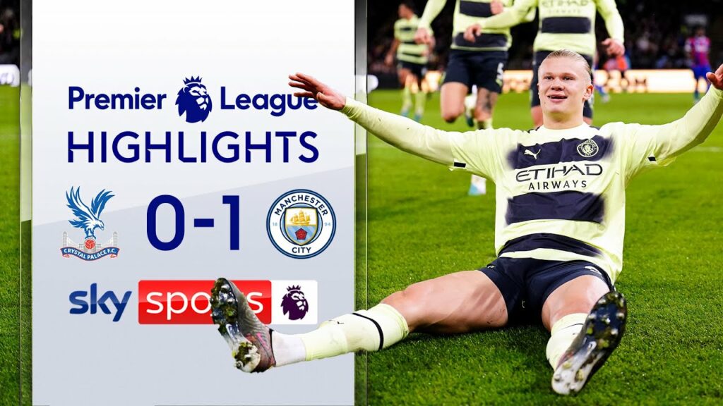 Haaland's late penalty closes gap on Arsenal! | Crystal Palace 0-1 Man City | EPL Highlights