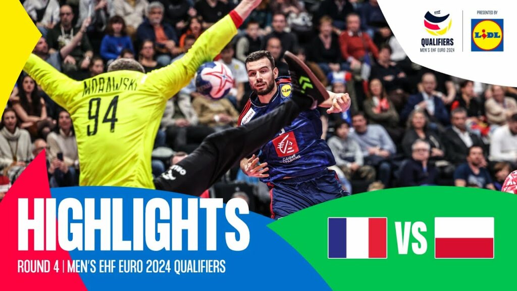 France vs Poland | Round 4 | Men's EHF EURO 2024 Qualifiers