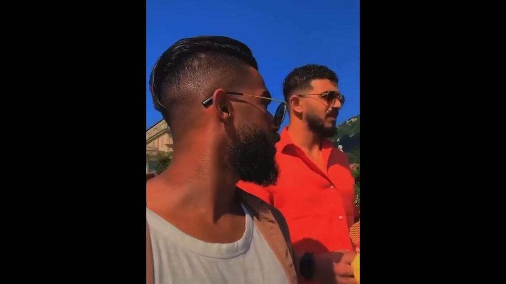 ‏ المعيوف برفقة العابد خلال تواجده في ميلان