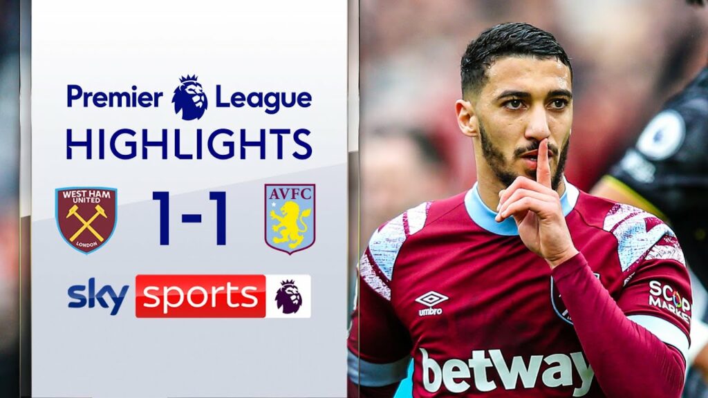 Benrahma lifts Hammers out of relegation zone! | West Ham 1-1 Aston Villa | EPL Highlights