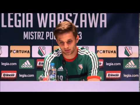 Bartosz Bereszyński przed meczem z Wisłą